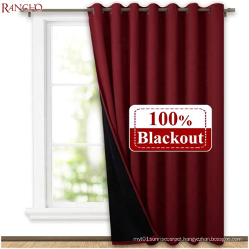 Good private 100% blackout window curtain